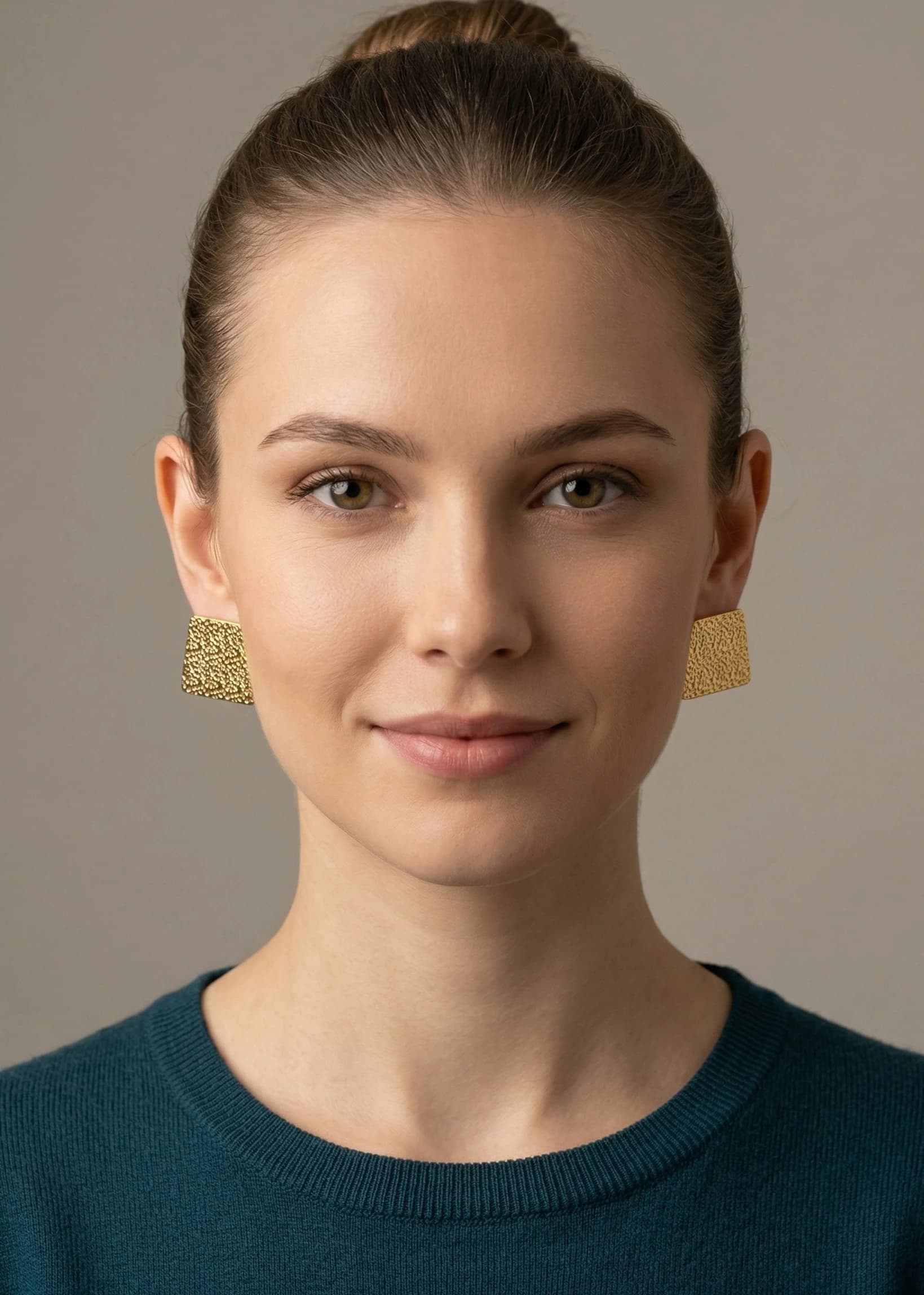 Boucles d'oreilles trapèze