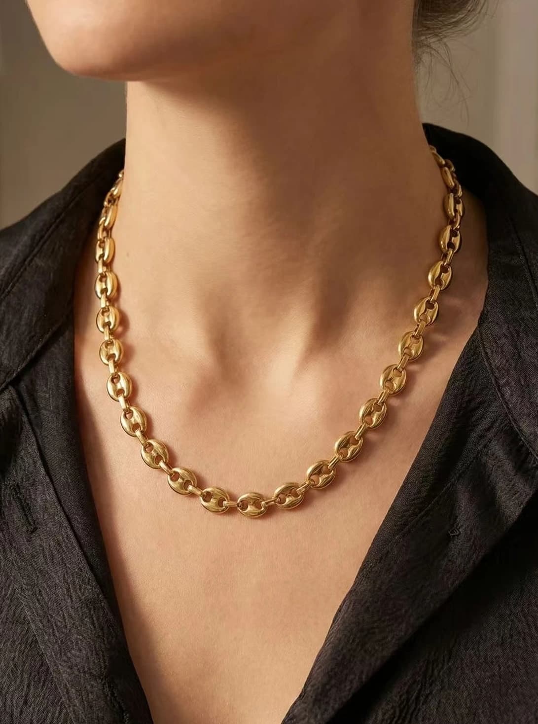 Collier grain de café