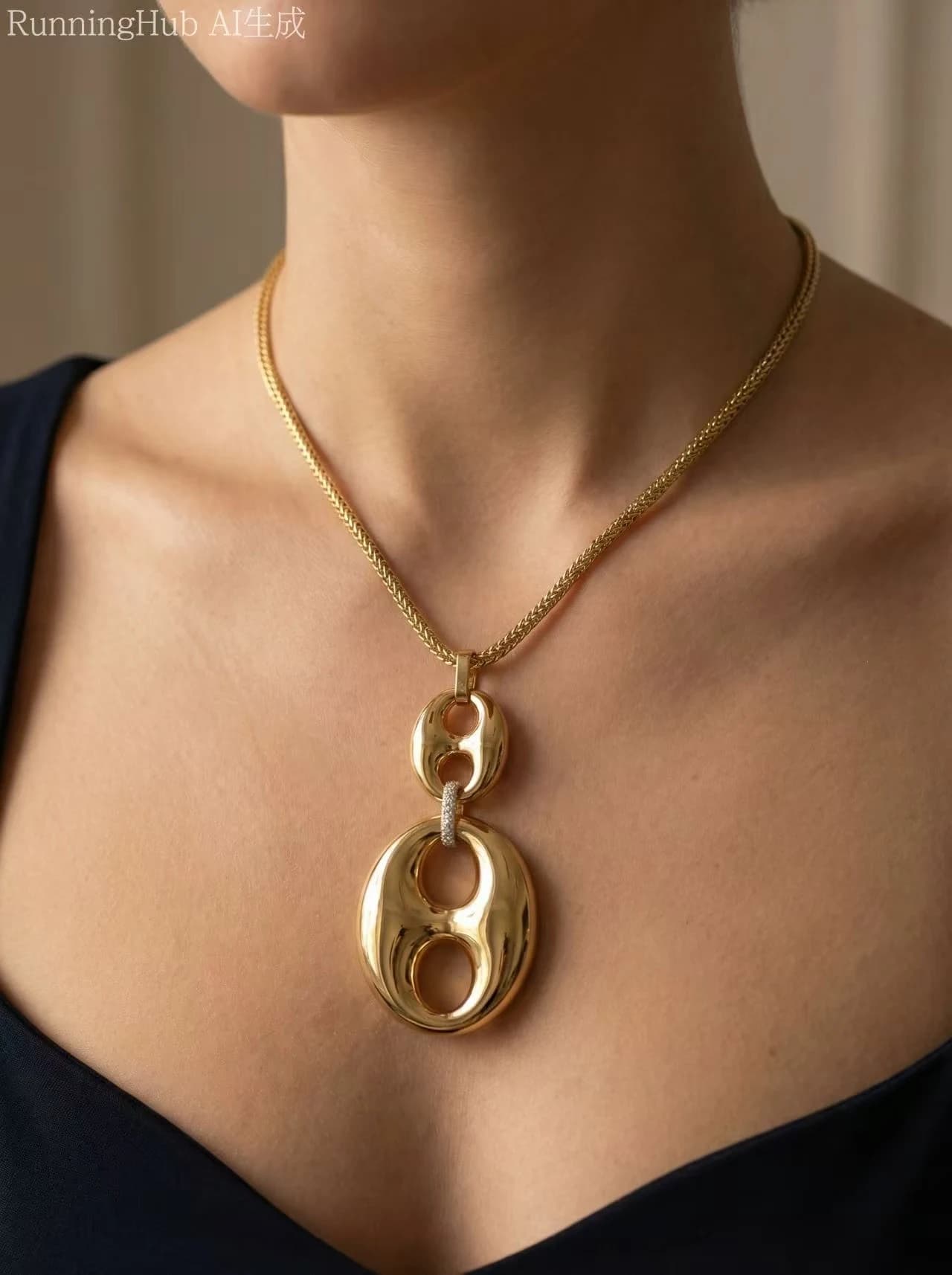 Collier grain de café