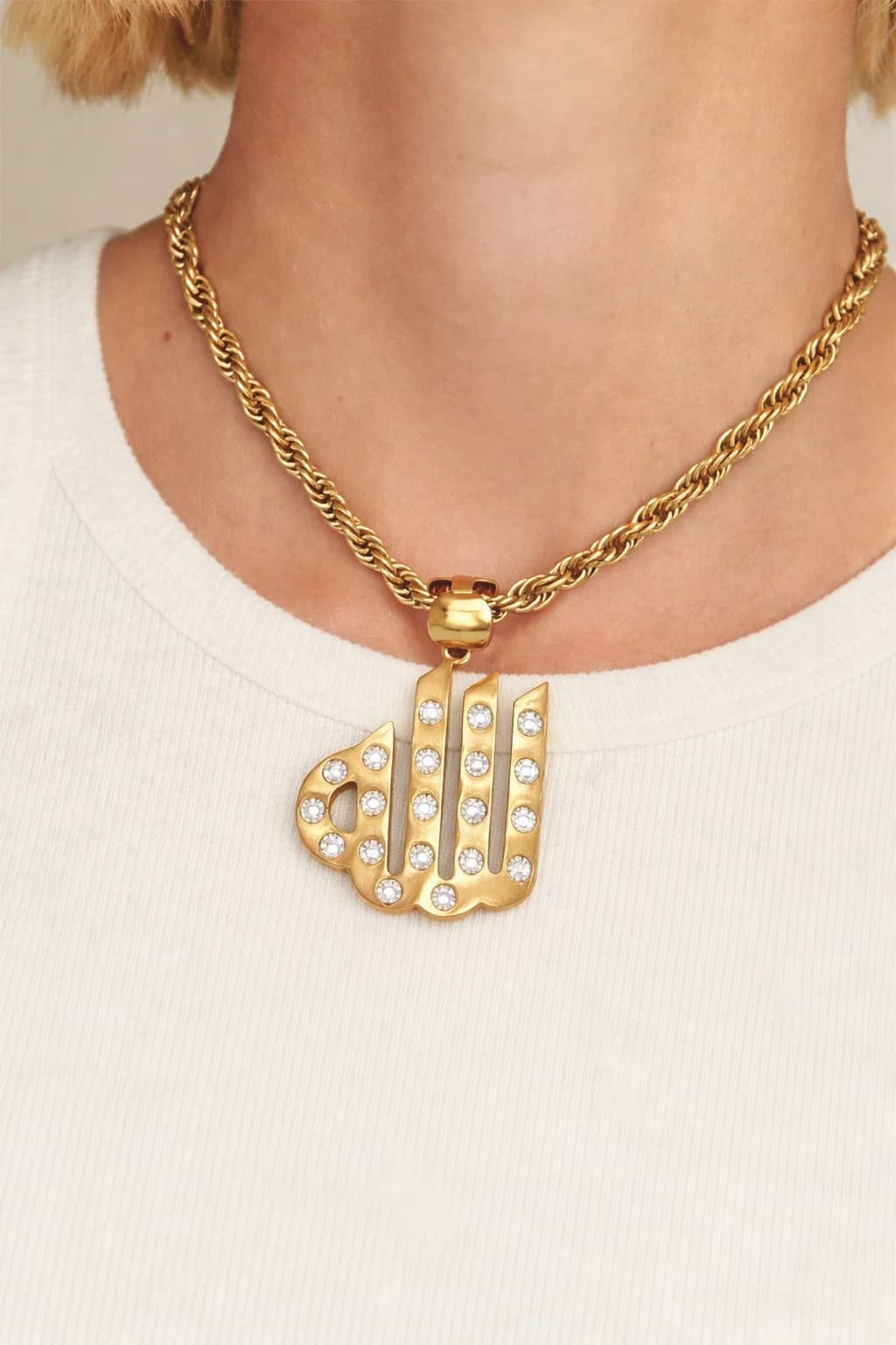 Collier oriental strass