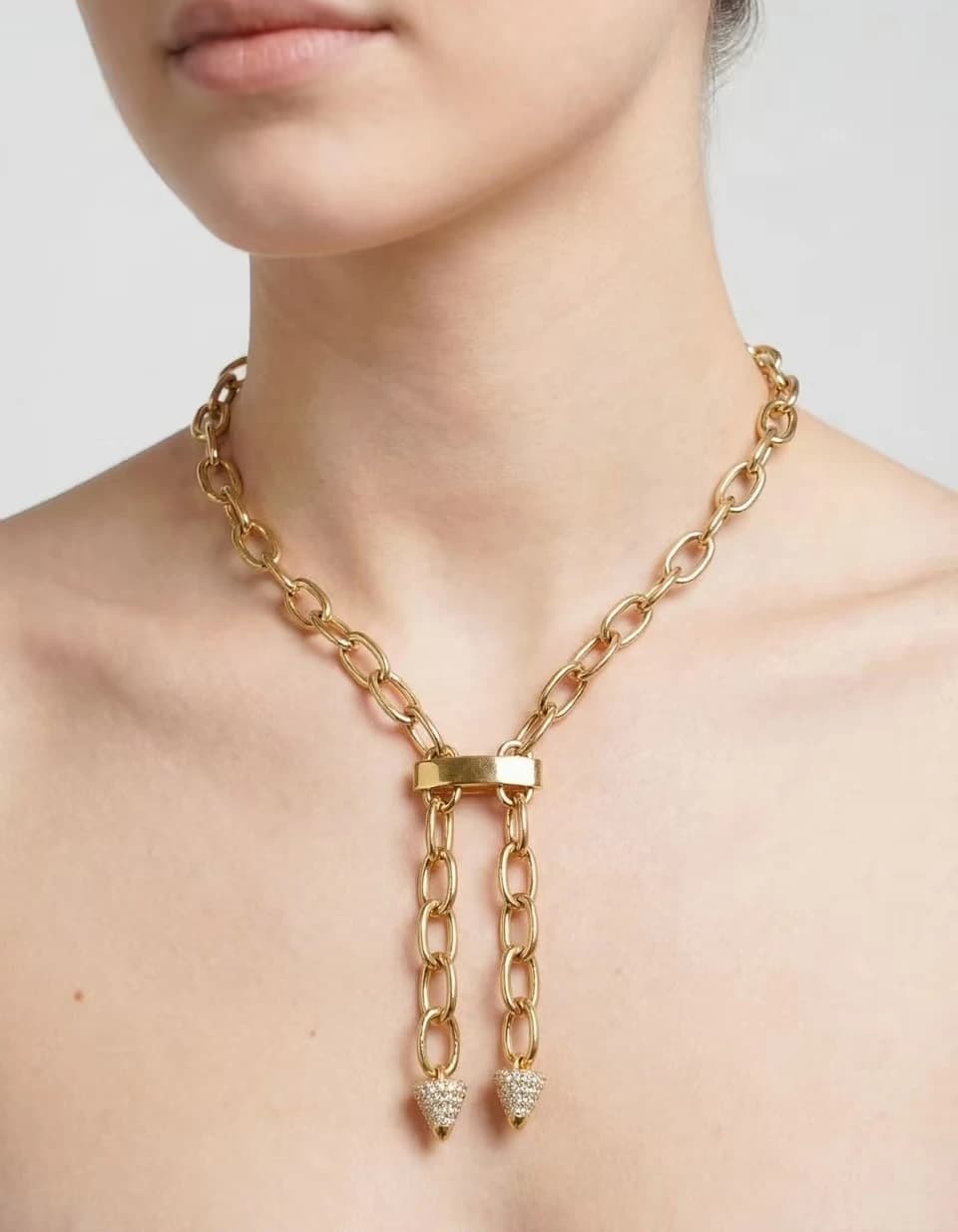 Collier maillon clou